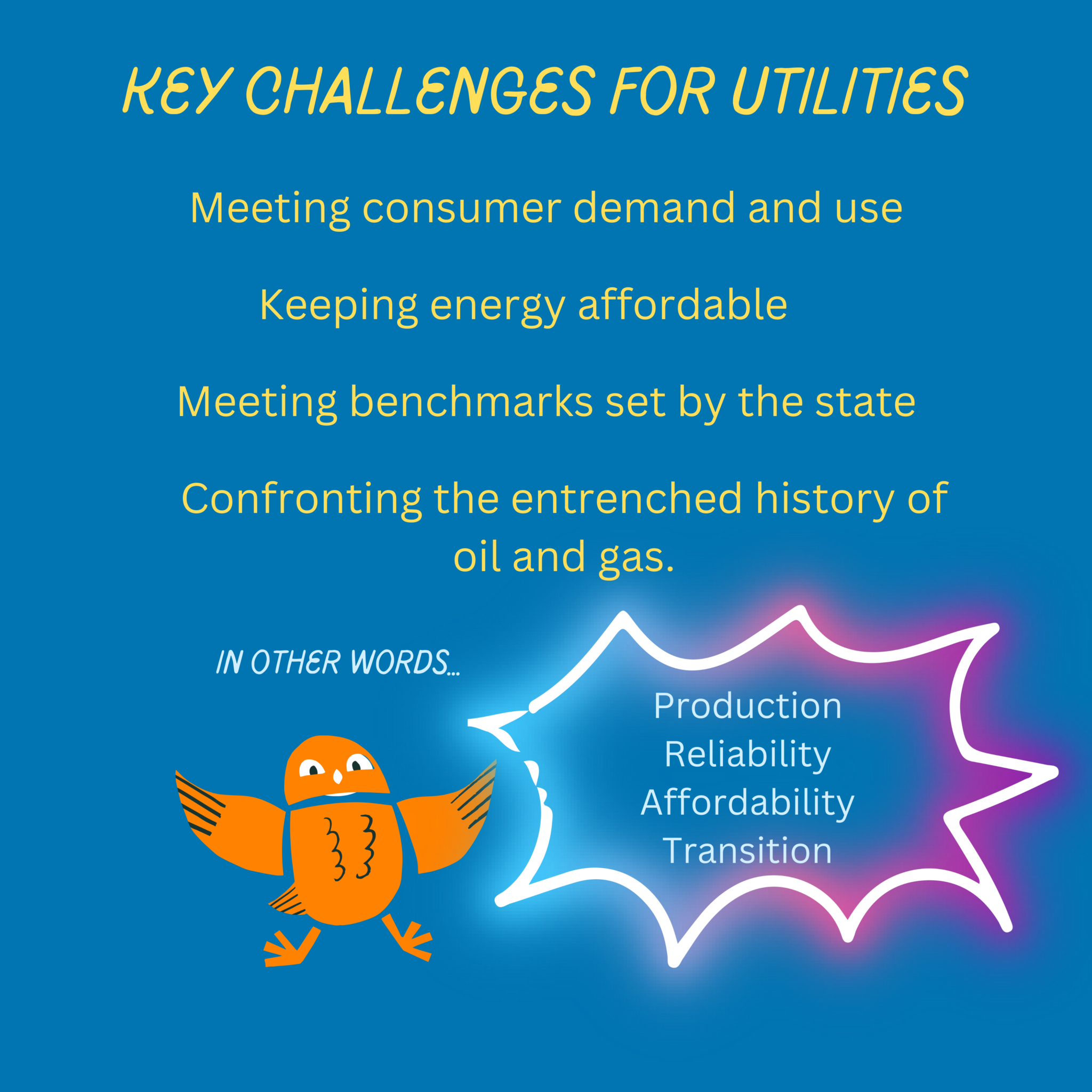 Key Challenges for Utilities Infographic